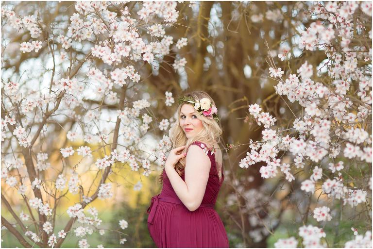 beautiful maternity portrait livermore